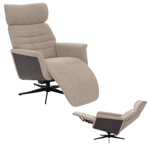 Relaxsessel N56 Braun - Grau