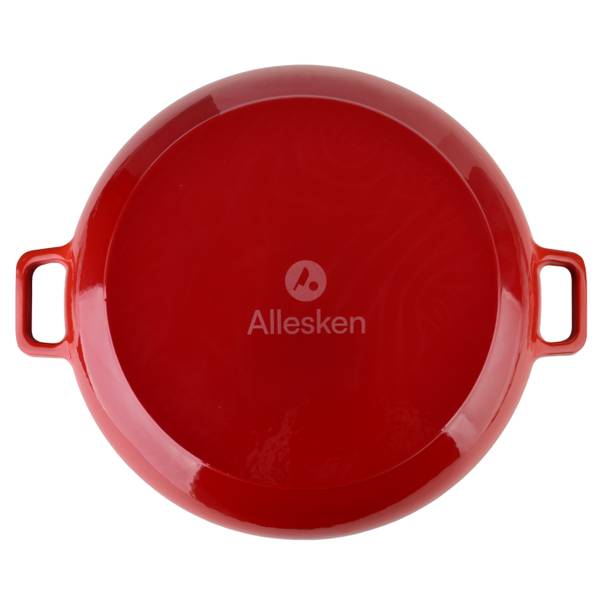 Bratpfanne RODELUXE Rot - Metall - 31 x 6 x 31 cm