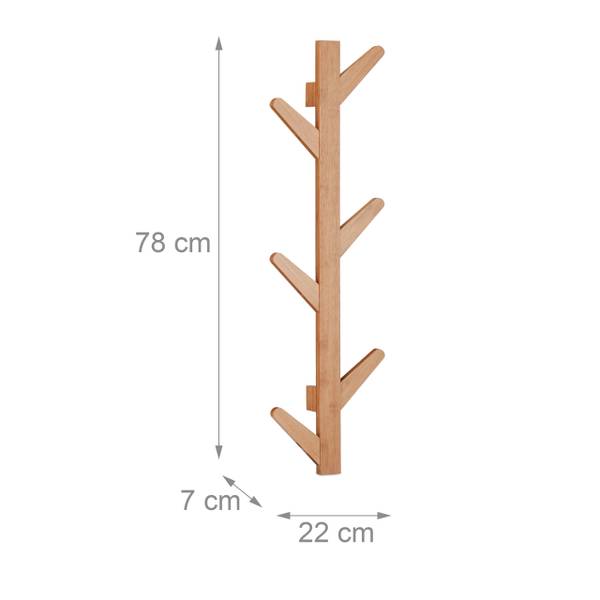 Wandgarderobe Bambus 6 Haken kaufen | home24