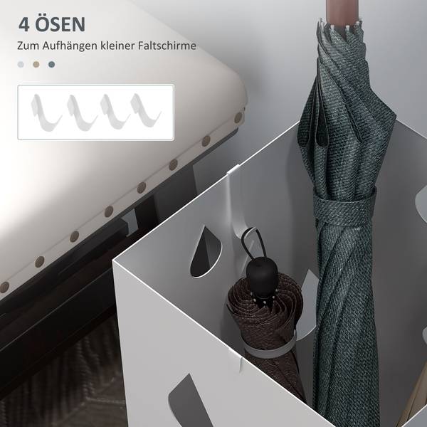 Schirmhalter 837-442V00WT Weiß