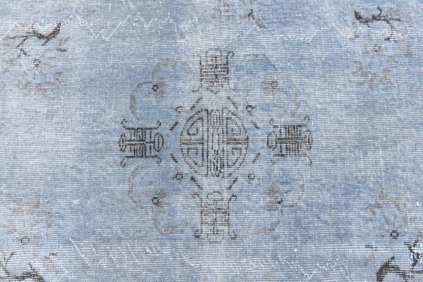 Tapis Ultra Vintage CCLXXX Bleu - Laine - 160 x 1 x 272 cm