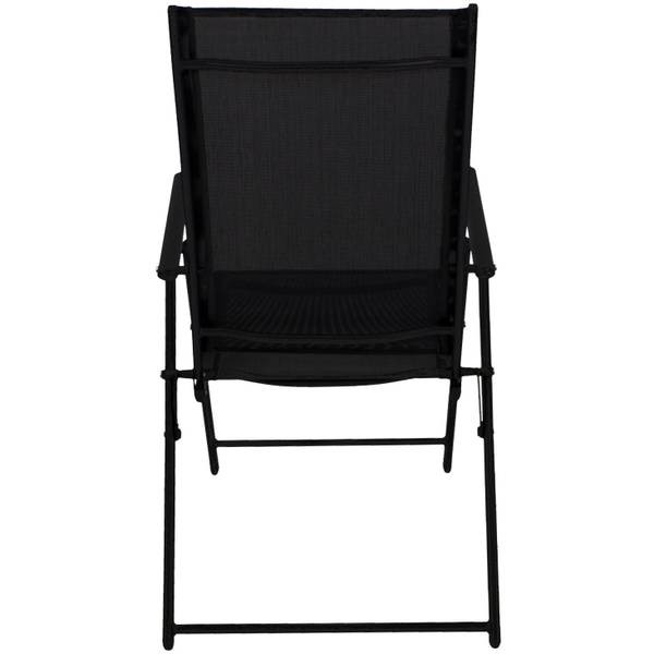 Garnitur MILANO (3-teilig) Anthrazit - Schwarz - Grau - Glas - Metall - Kunststoff