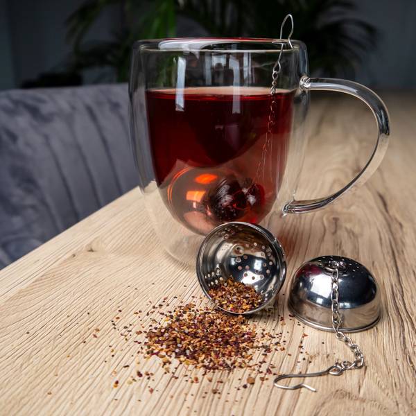 Teesieb Set KAROLINA (2-tlg.) Silber - Metall - 4 x 13 x 4 cm