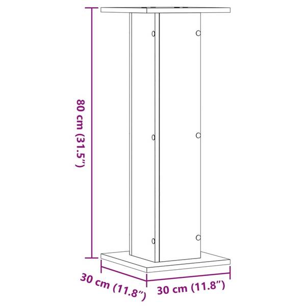 Plantenstandaard 3042964-2 Set van 2 Hoogte: 80 cm