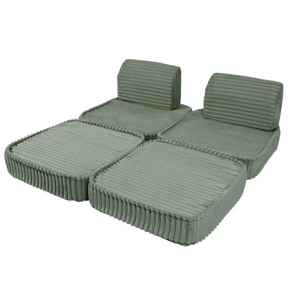 Kindersofa Churros Basic Grün