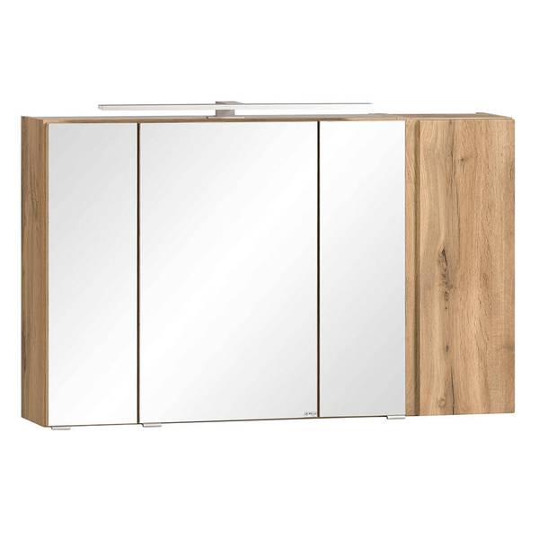 Badmöbel-Set VASTO-03-7 2er-Set Braun - Grau - Holzwerkstoff - 105 x 200 x 47 cm