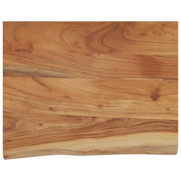 Wandregal XT6254 Braun - Massivholz - 40 x 3 x 50 cm