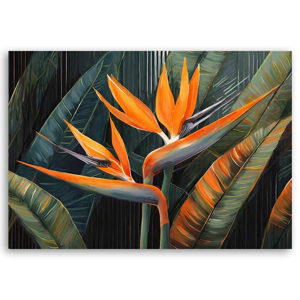 Wandbild pflanzen botanik 60 x 40 cm