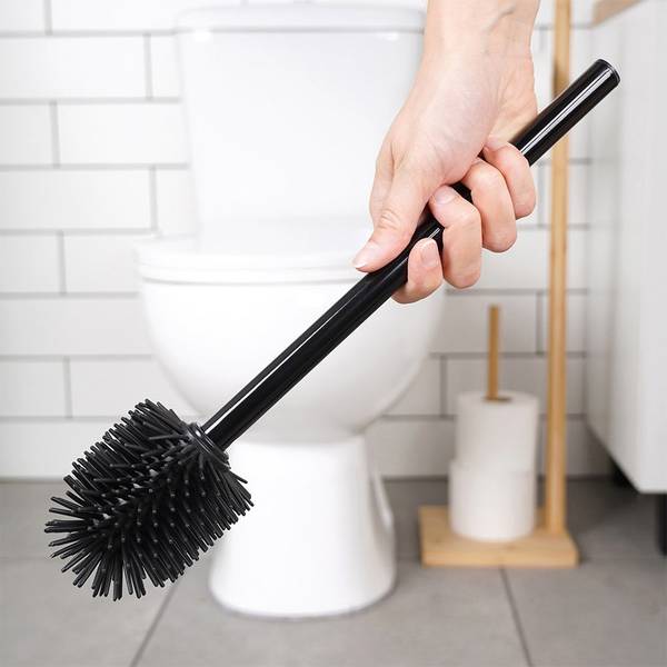 Toilettenbürste 15497 Schwarz - Kunststoff - 7 x 7 x 35 cm