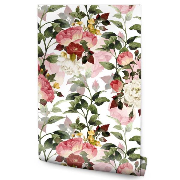 VLIES TAPETE Natur Schöne Bunte Blumen kaufen