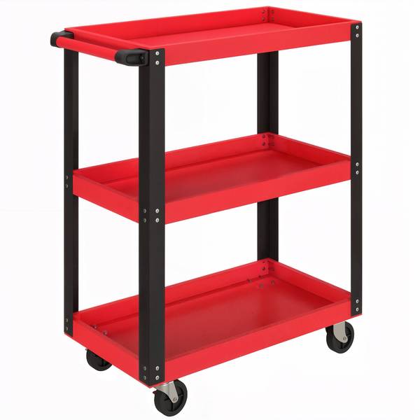Werkzeugwagen B20-121V00RD Rot - Metall - 35 x 83 x 71 cm