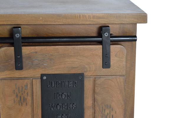 Meuble TV 1330 Marron - Bois massif - 50 x 55 x 130 cm