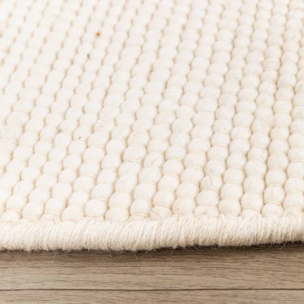 Wollteppich Organisch Feline Weiß - 152 x 245 cm