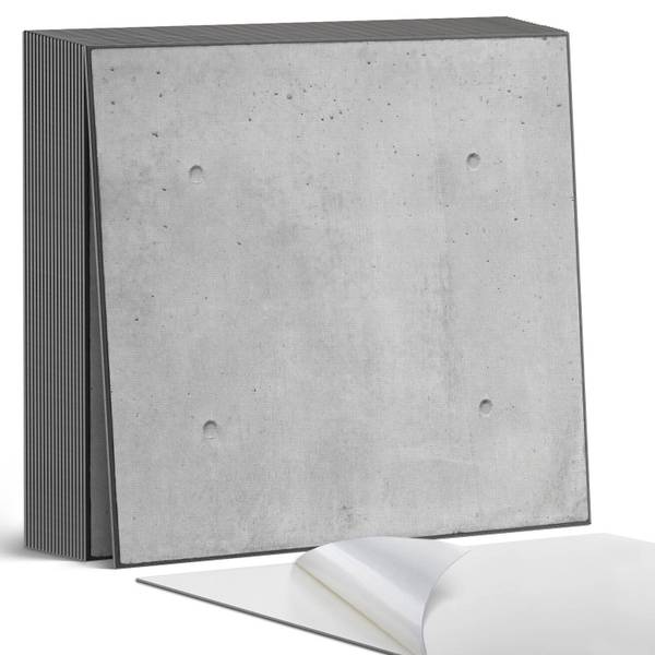 Vinylfliese BetonRoh 20er-Set 20 x 20 cm
