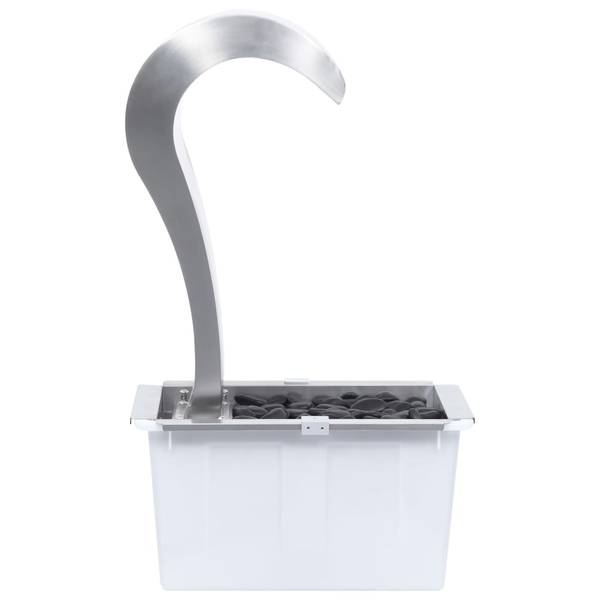 Gartenbrunnen 48093 Silber - Edelstahl - 48 x 82 x 52 cm