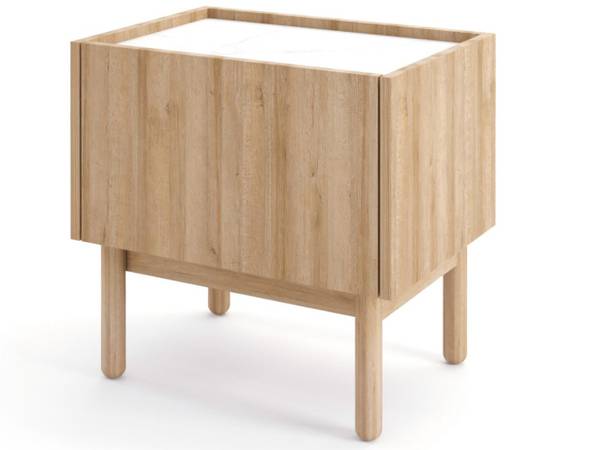 Nachttisch BRAHA Braun - ABS - 50 x 48 x 37 cm