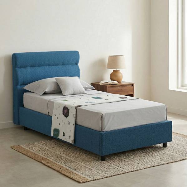 Einzelbett Adalpina Blau