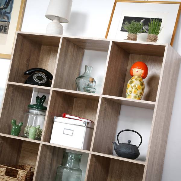 Regal 11717 Braun - Holzwerkstoff - 30 x 125 x 94 cm