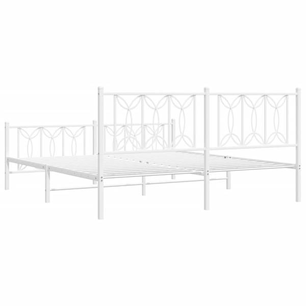 Bettgestell mit Kopf- und Fußteil XT1968 187 x 219 cm