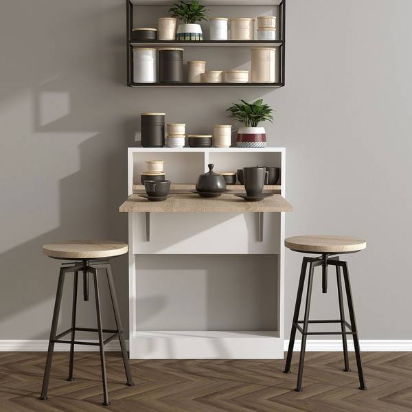 Esstisch Brock Braun - Holzwerkstoff - 70 x 96 x 15 cm