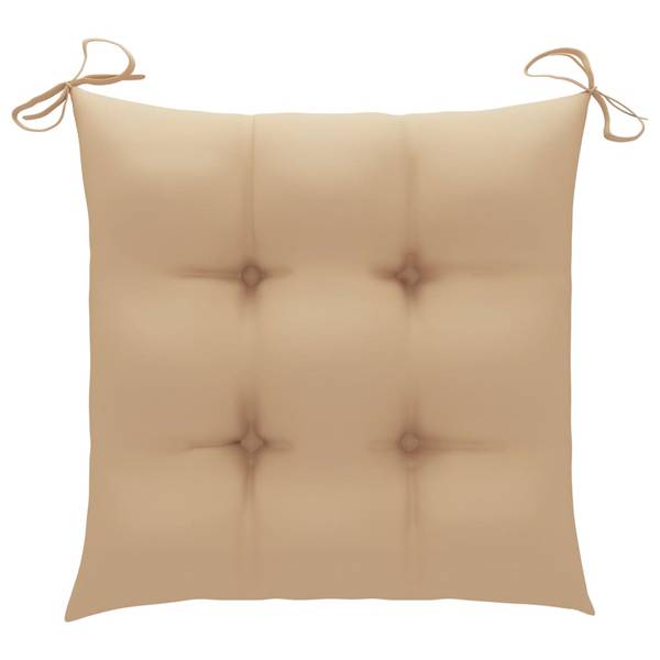 Chaise de jardin 3007494-1 (lot de 2) Beige - Largeur : 56 cm