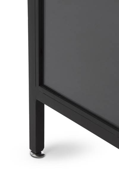 Sideboard  11309 Schwarz - Metall - 120 x 85 x 40 cm