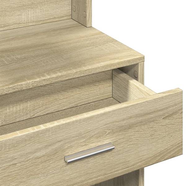 Schminktisch 3042062 Braun - Holzwerkstoff - 80 x 132 x 35 cm
