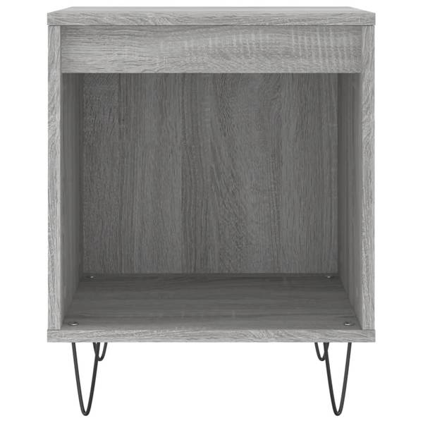 Nachttisch DE969 Grau - Holzwerkstoff - 40 x 50 x 35 cm