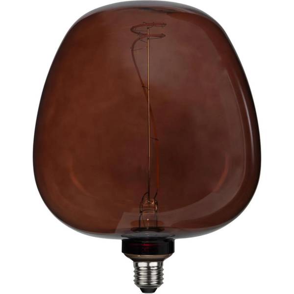 Leuchtmittel Cognac Apple Braun - Klarglas - 19 x 25 x 19 cm