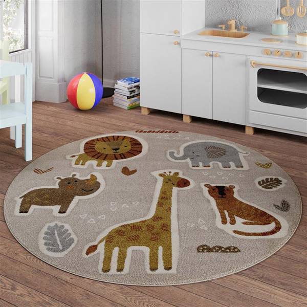 Kinderteppich Nala & Friends 120 x 120 cm