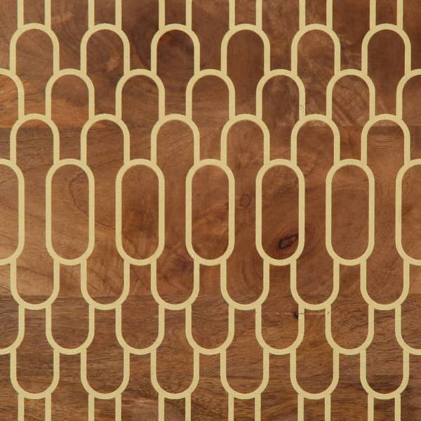 Couchtisch XT2656 Braun - Holzwerkstoff - 54 x 40 x 80 cm