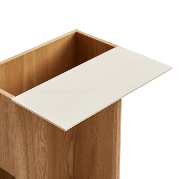 Beistelltisch KARLSTAD Weiß