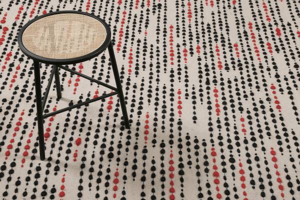 Kurzflorteppich London Red 140 x 200 cm