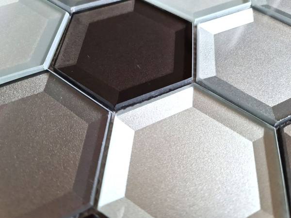 Mosaikfliesen 88-XB159 Glas - 23 x 23 x 23 cm