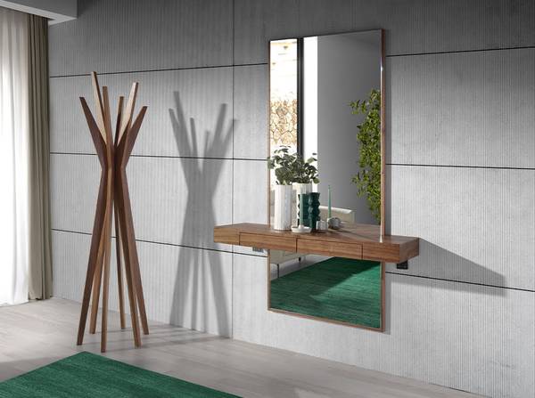 Wandspiegel 3235 Braun - Holzwerkstoff - 120 x 180 x 35 cm