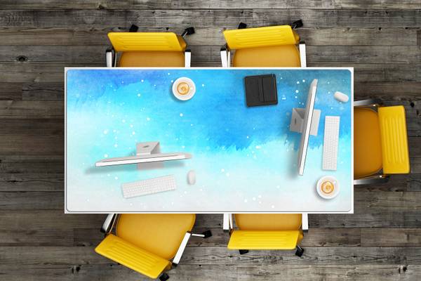 Tischmatte Aquarel 90 x 45 cm