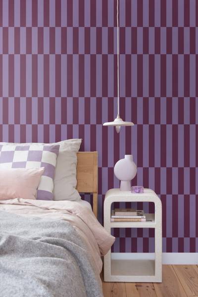 Tapete 131423 Violett - Papier - 50 x 900 x 50 cm