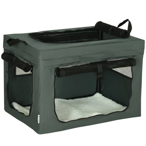 Reistassje voor huisdieren D00-152V01GY grijs - textiel - 42 x 42 x 60 cm