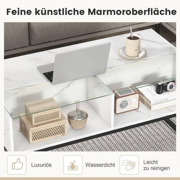 Couchtisch TH32749 Weiß