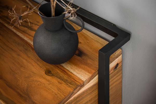 Nachttisch AIDY Braun - Massivholz - 44 x 45 x 35 cm