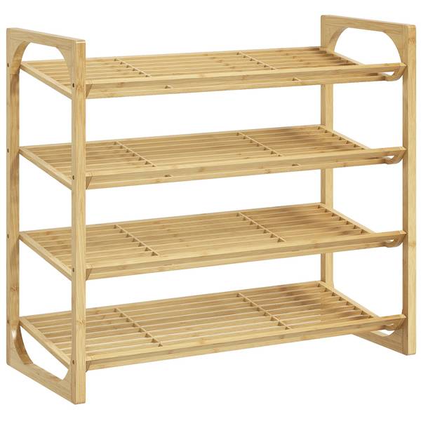 Schuhregal 837-511V00ND Braun - Bambus - 33 x 67 x 76 cm