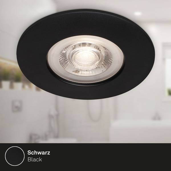 Einbauleuchten KULANA 12er Set Schwarz