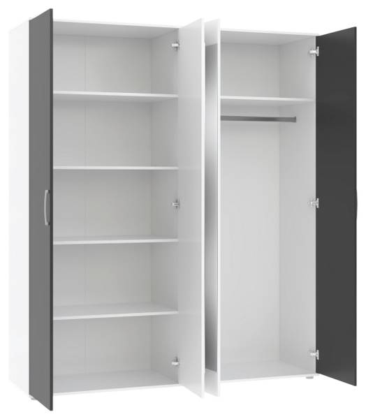 Drehtürenschrank JAN Breite: 180 cm