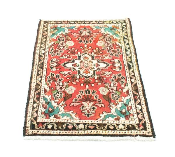 Orientteppich Nomadic Rot - Wolle - 64 x 1 x 97 cm