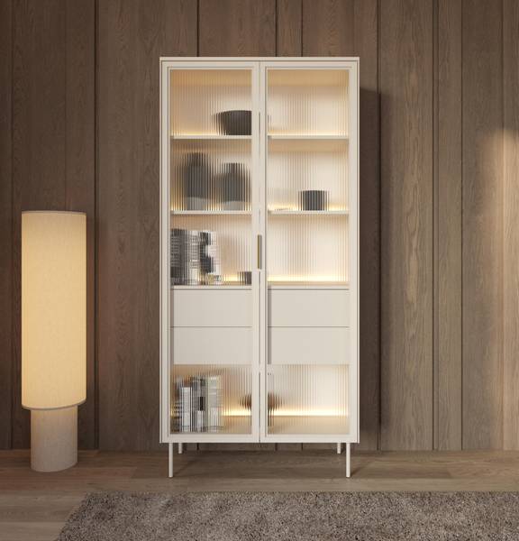 Vitrine LUMI Beige