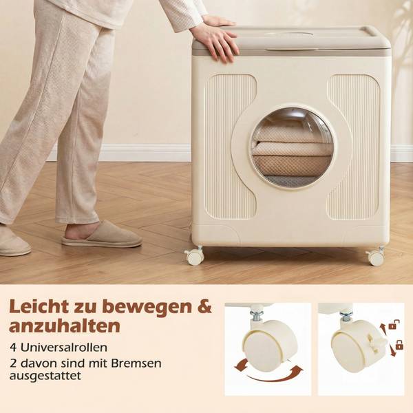 Wäschekorb VL32734 Grau