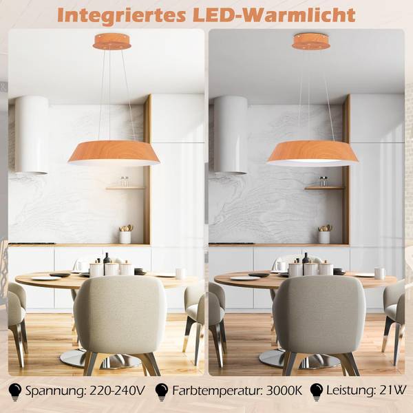 Deckenleuchte QG32330PQ-ZMDE Braun - Metall - 40 x 145 x 40 cm