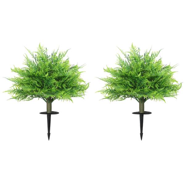 Kunstpflanze 83C-199V00GN 2er Set Grün - Kunststoff - 40 x 60 x 40 cm