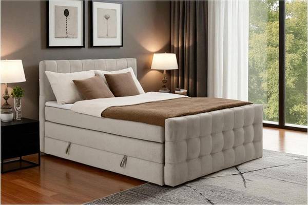 Boxspringbett IGA Beige