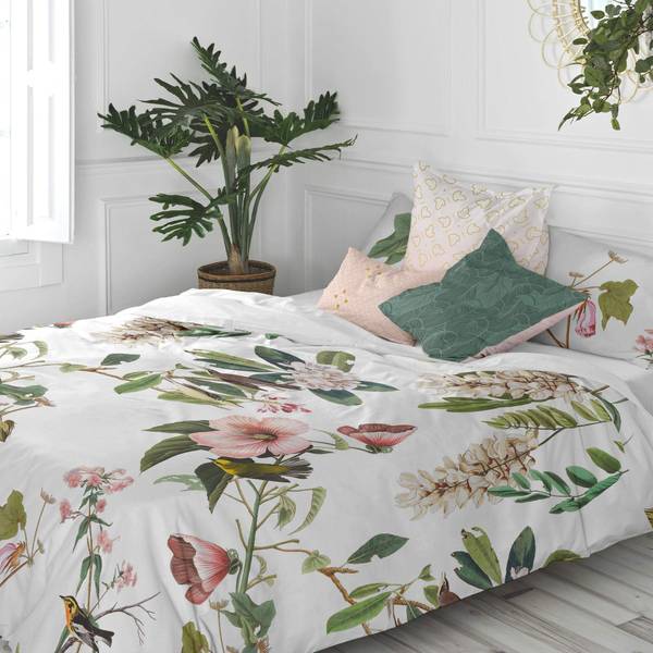 Bettbezug Blooming Textil - 260 x 1 x 240 cm